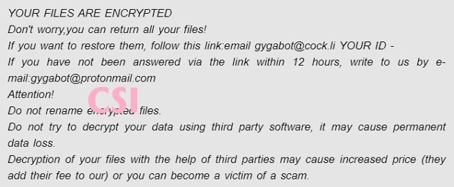 gaya Ransomware