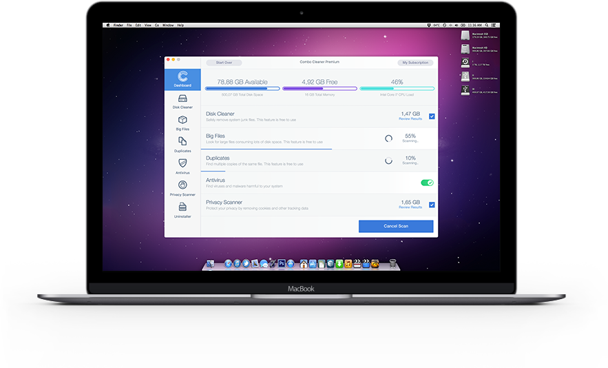 combo cleaner mac premium