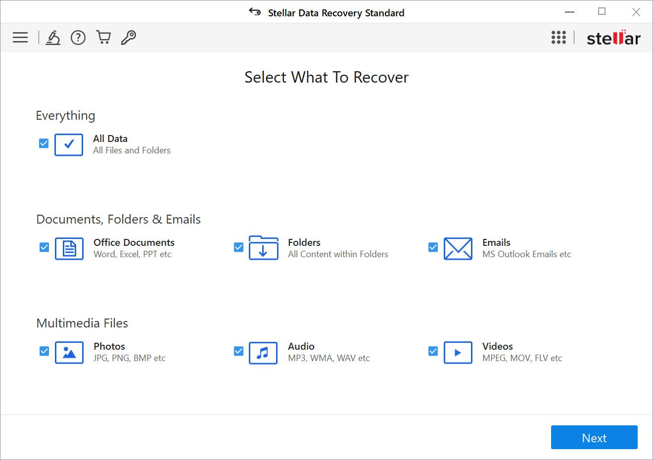 stellar Windows Data Recovery Software